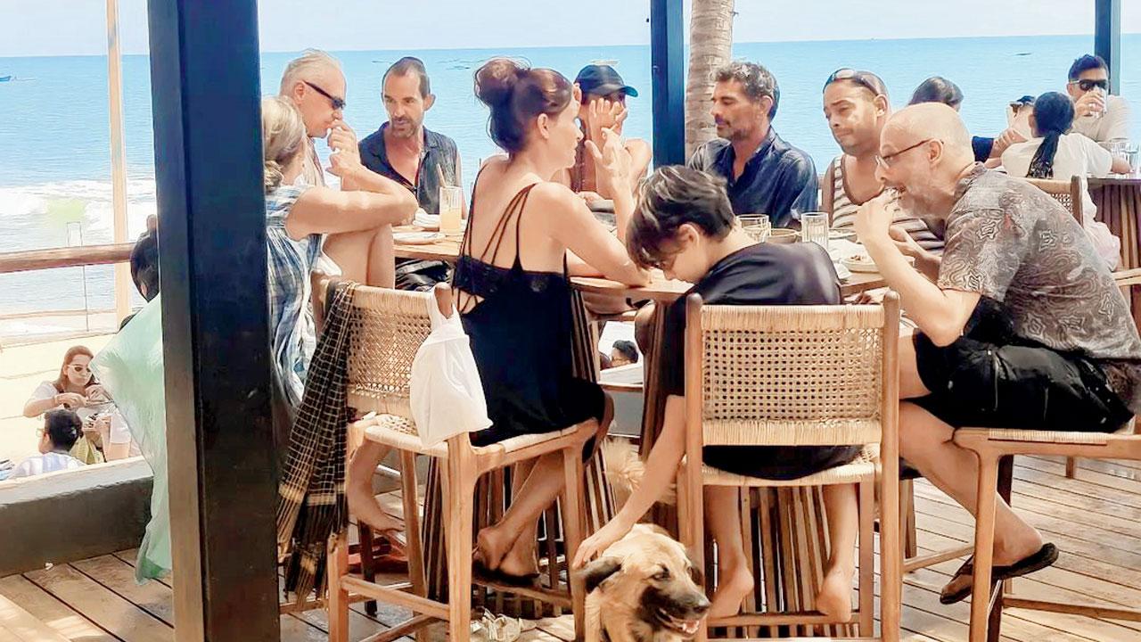 Visitors enjoy a meal at Slow Tide in Goa. Pic Courtesy/Instagram