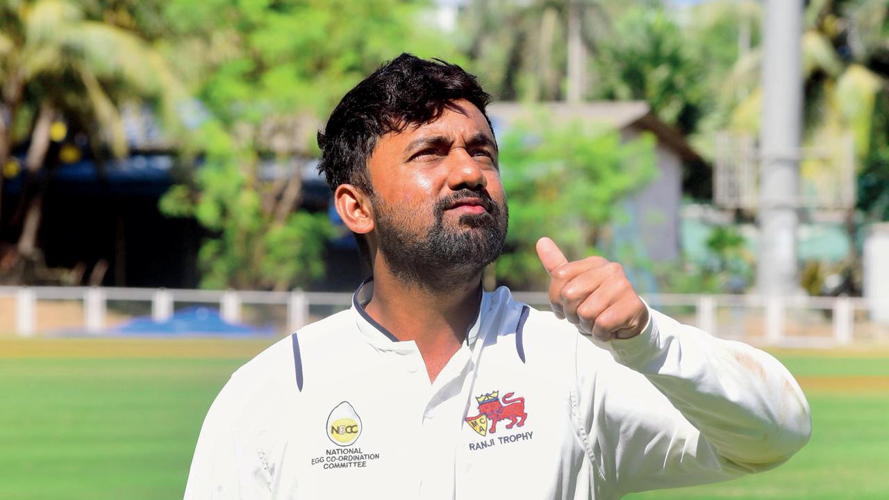 Mumbai’s Player of the Match Shams Mulani. Pic/Shadab Khan