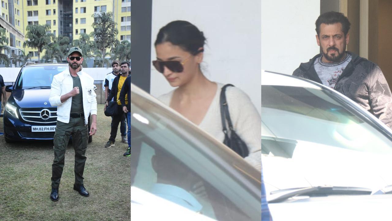 Spotted in the city: Hrithik Roshan, Alia Bhatt, Salman Khan and others