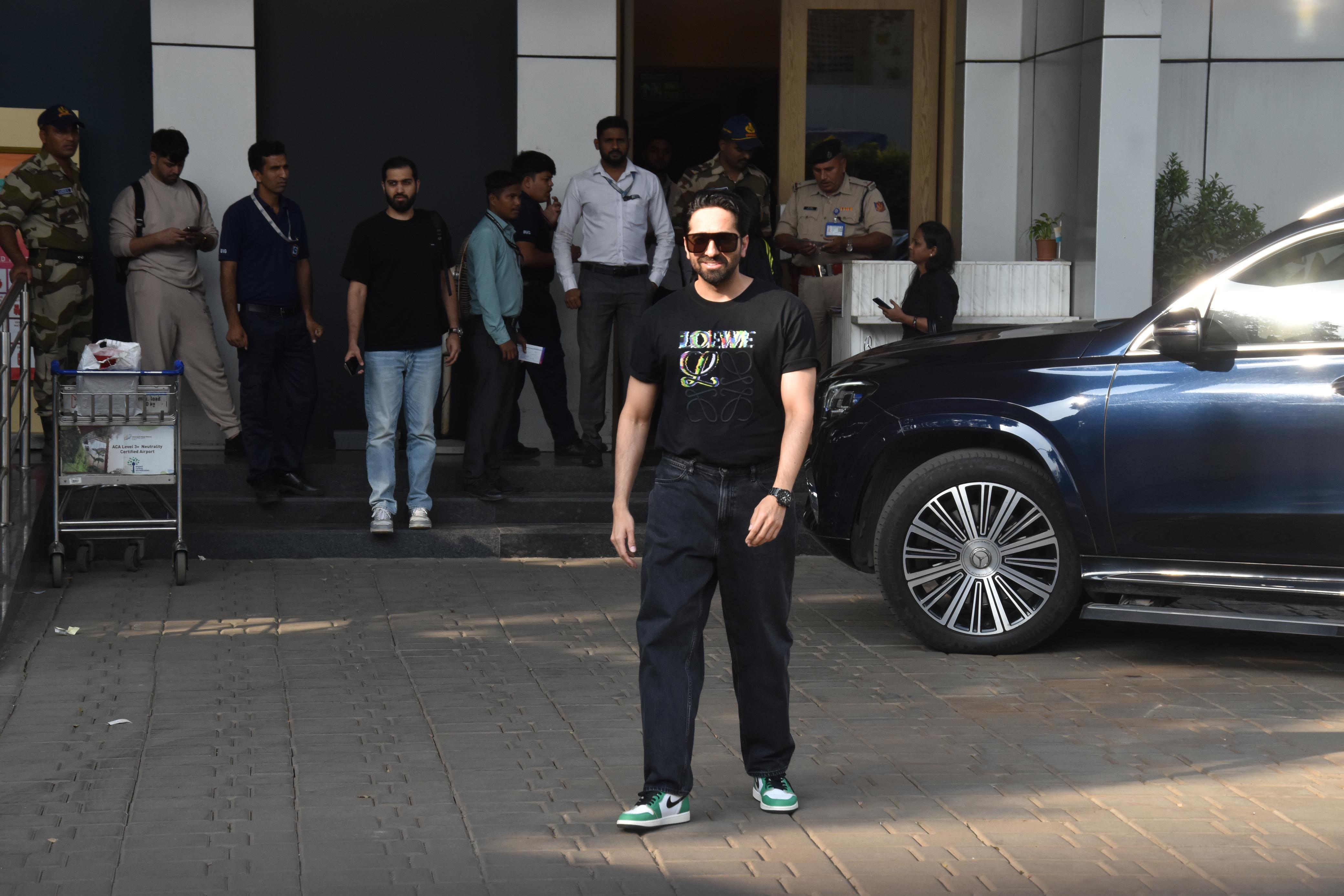 Ayushmann Khurrana looked dashing as he was snapped in the city
