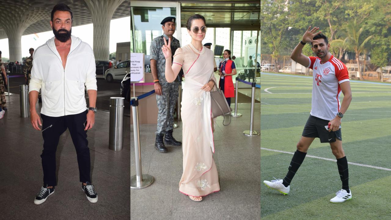 Spotted in the city: Bobby Deol, Kangana Ranaut, Kartik Aaryan and others