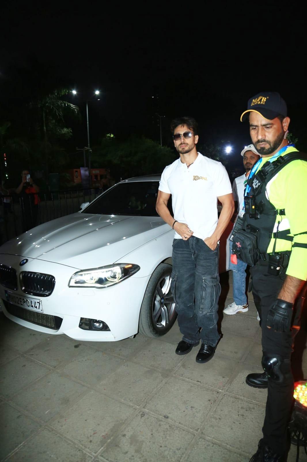 Tiger Shroff was snapped as he went out an about in the city