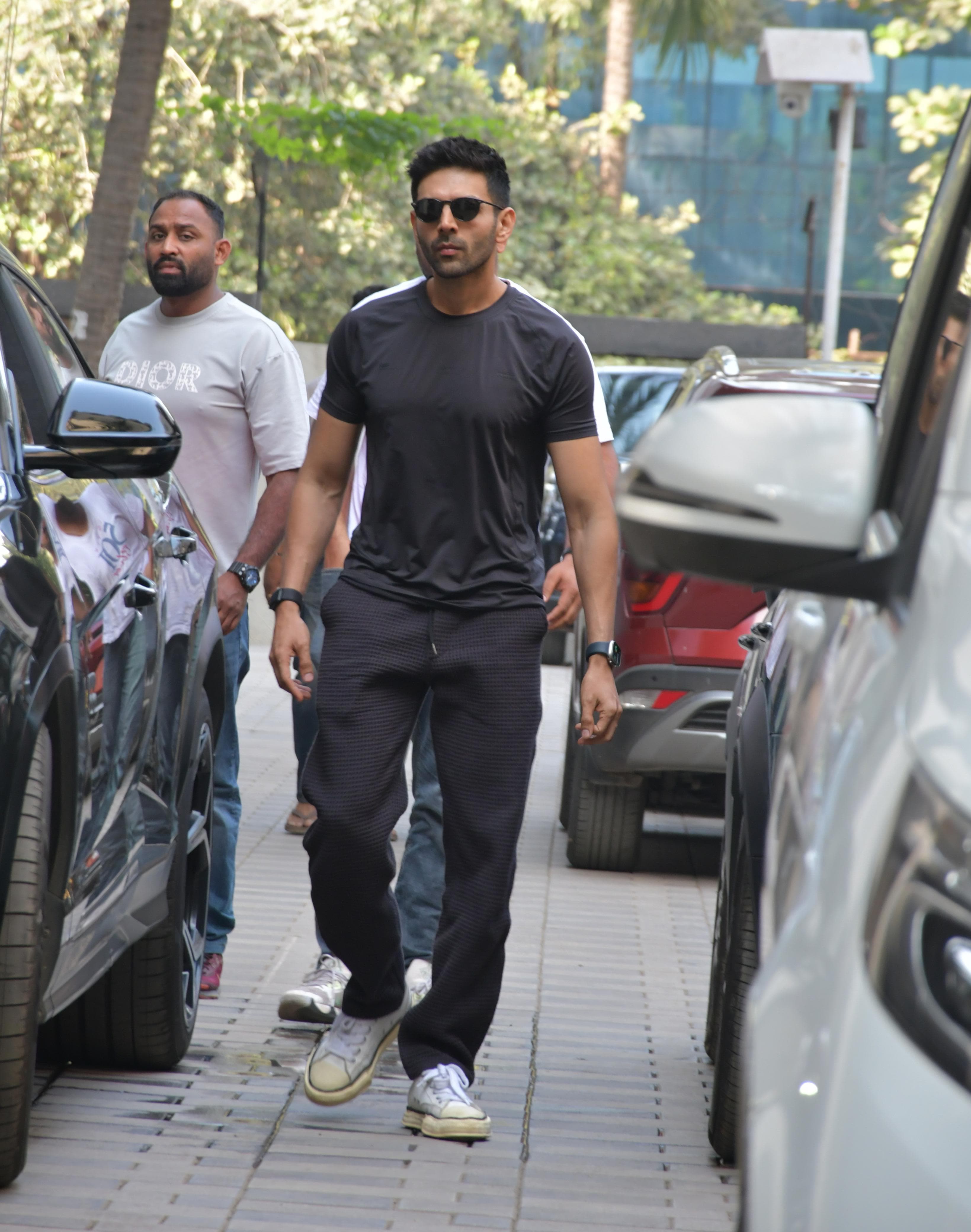 Kartik Aaryan looked uber cool as he was snapped in the city