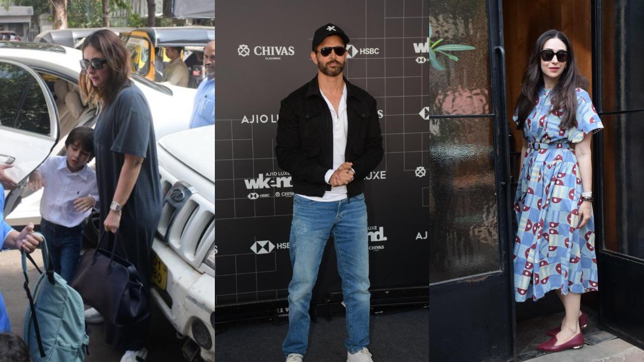 Spotted in the city: Hrithik Roshan, Kareena Kapoor, Karisma Kapoor and others