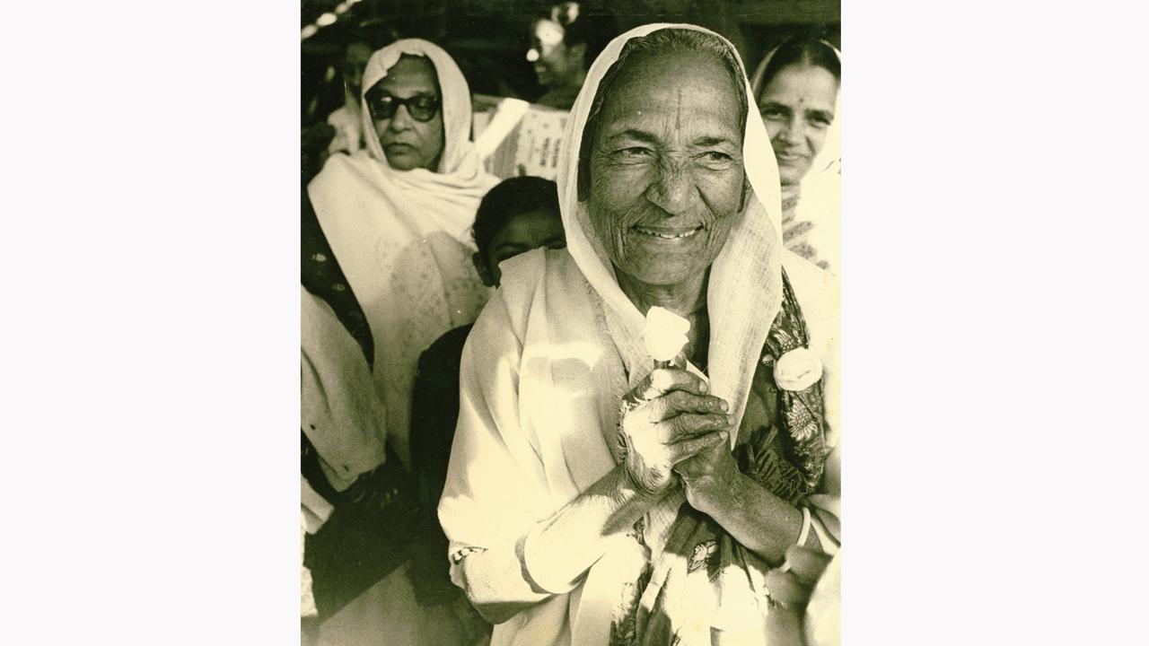 The exhibit celebrates the life and times of Jankidevi Bajaj, a proponent of Gandhian values and staunch supporter of Khadi