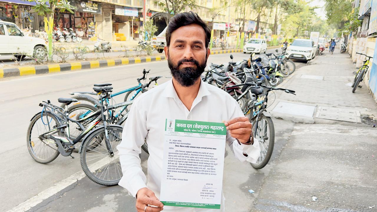 Another victim and activist,  Satish Warekar