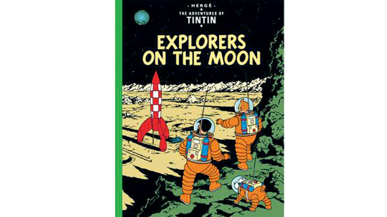 The Adventures of Tintin Explorers On The Moon by Herge