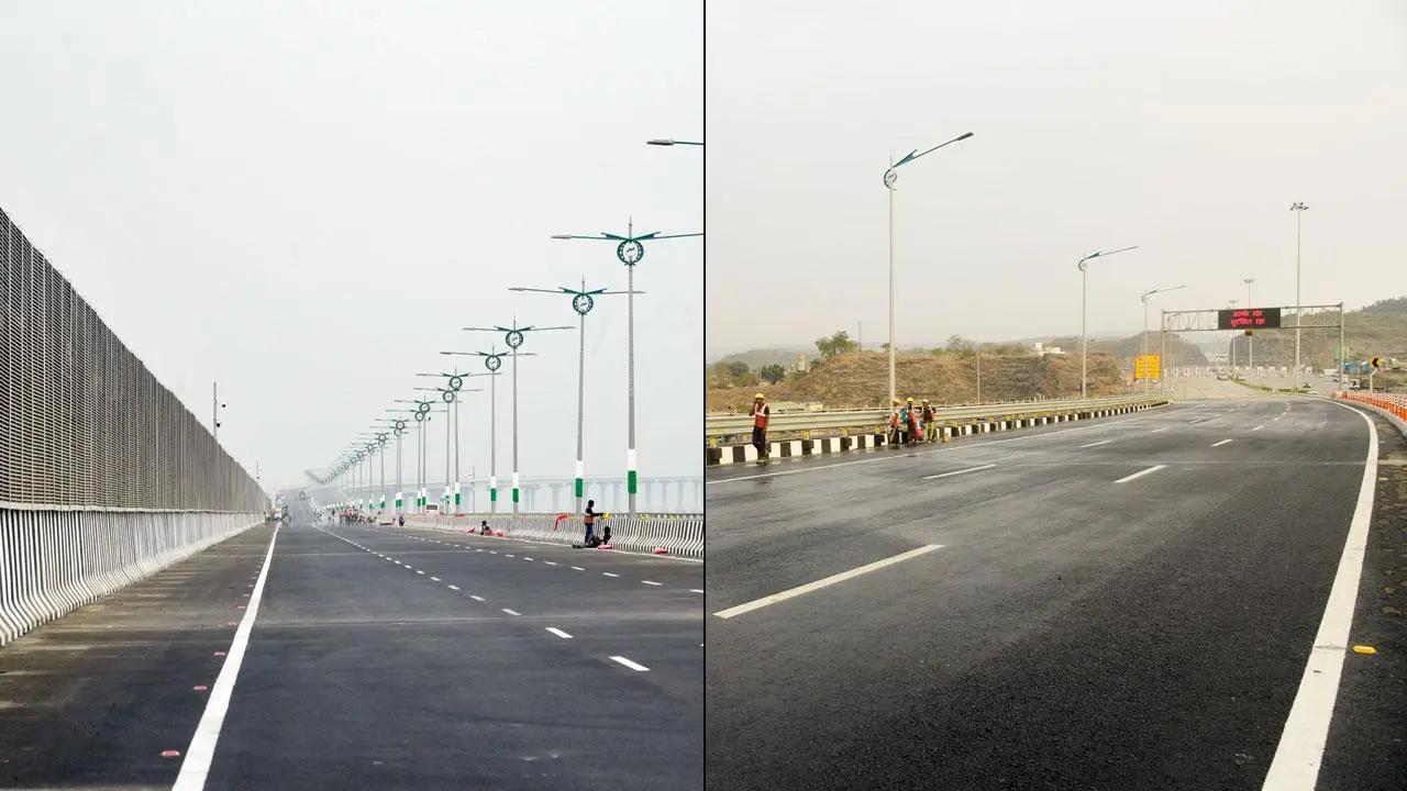 Constructed at a cost of around Rs 18,000 crore, MTHL is a 6-lane sea link, with 16.50 km over the sea and 5.5 km on land.