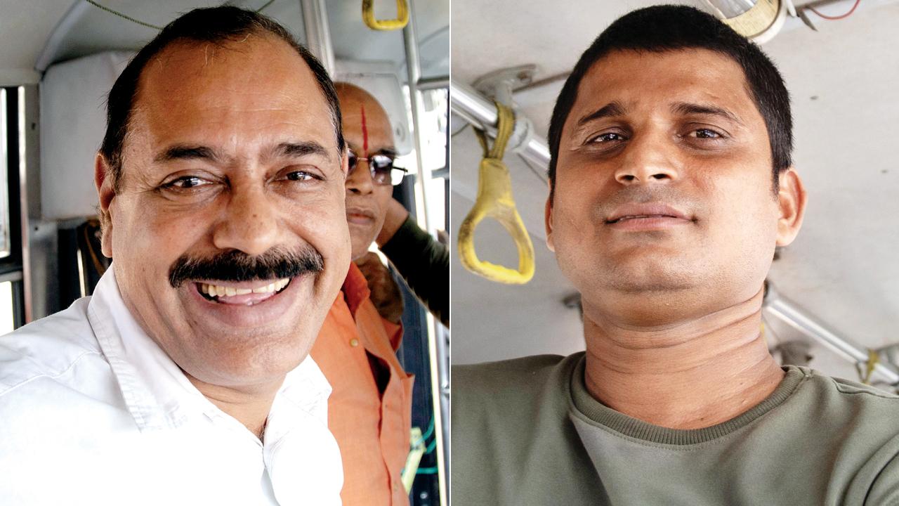  Suresh Pal, BJP worker from Airoli and ’ Vikas Singh, Airoli native 
