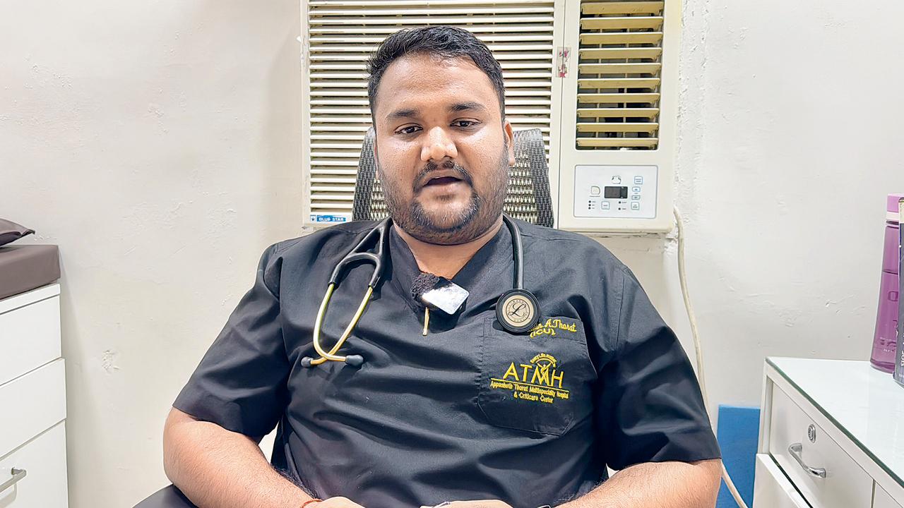 Dr Pravin Thorat, who performed the surgery on the child