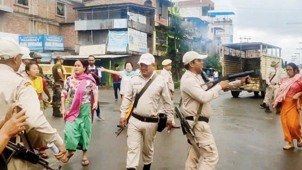 Violence in Manipur, one security personnel killed