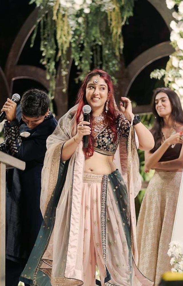 The couple who registered their wedding in Taj Lands End had a small ceremony in the presence of their close friends and family members
