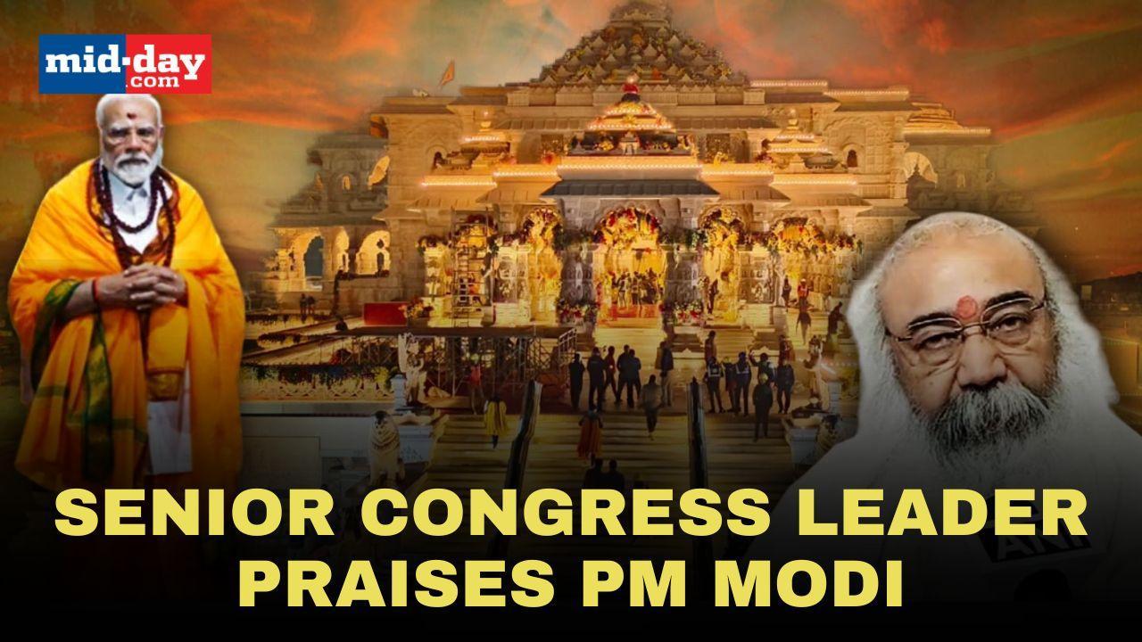 Congress leader Acharya Pramod credits PM Narendra Modi for Ayodhya Ram Mandir