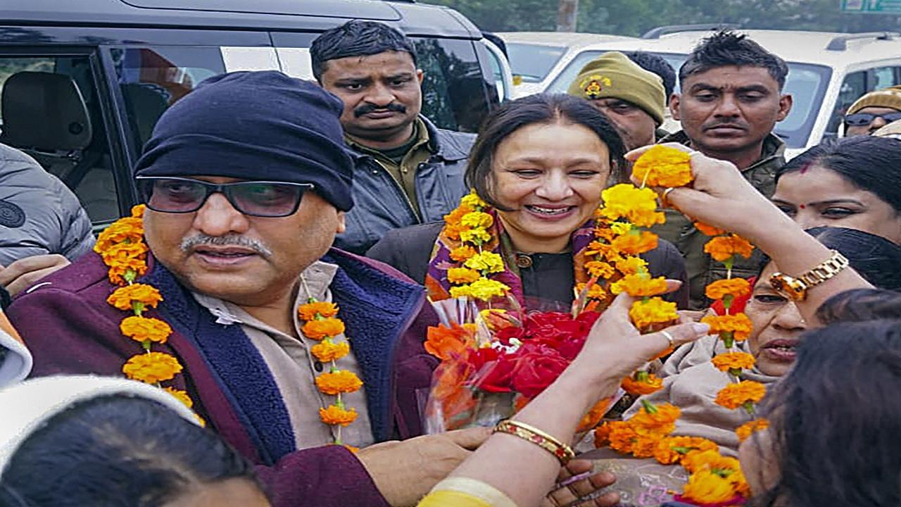 Makar Sankranti: UP Cong leaders pay obeisance to Ram Lalla in Ayodhya