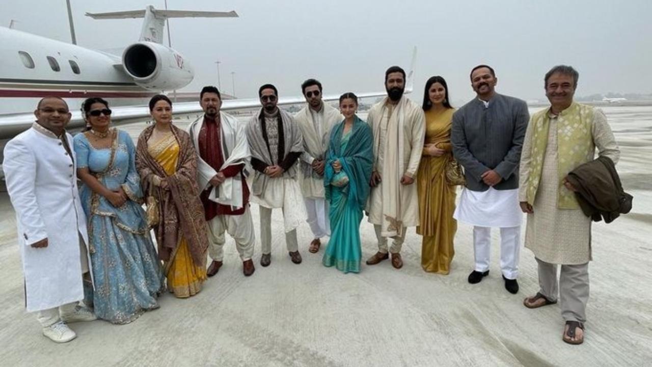 Bollywood celebs at Kalina airport