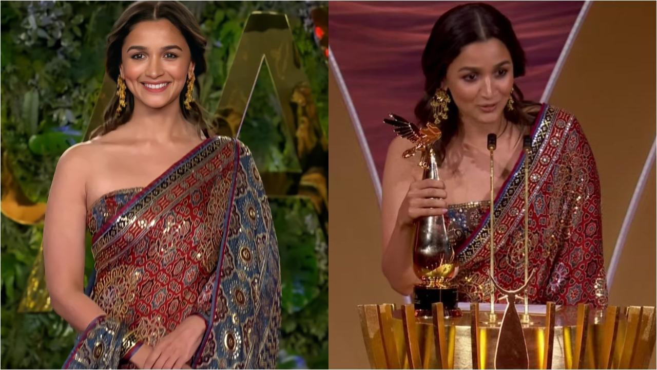 Alia Bhatt stuns in gorgeous saree for Saudi Arabia awards event, talks about importance of cinema in her life