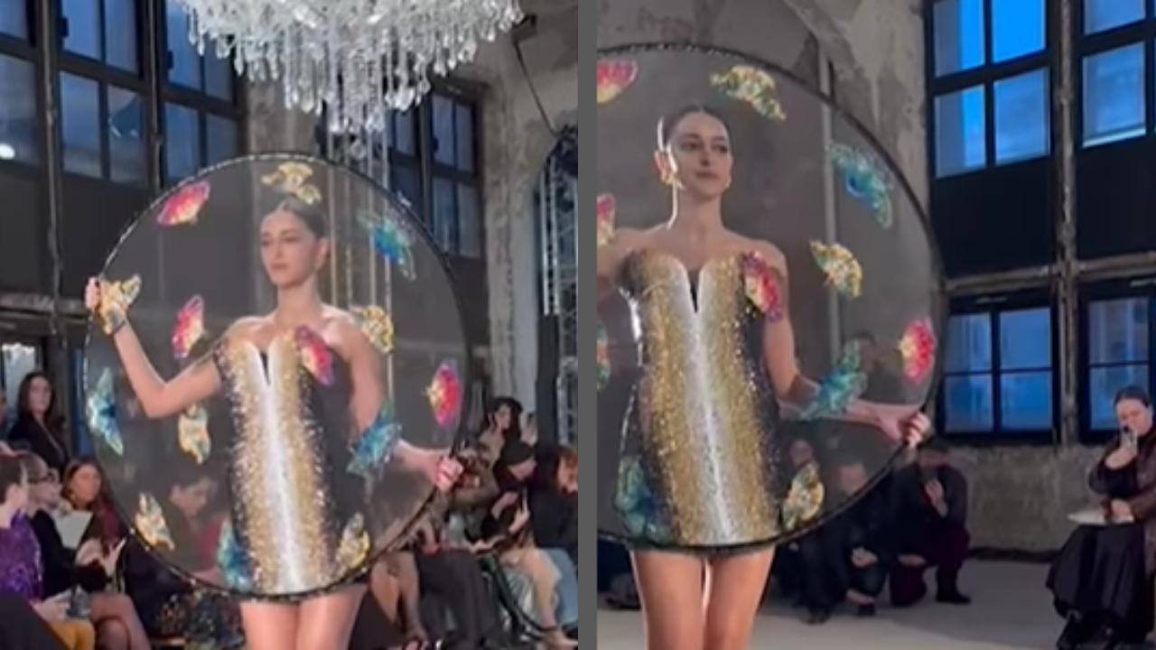 Ananya Panday walks for Rahul Mishra at Paris Haute Couture Week 2024