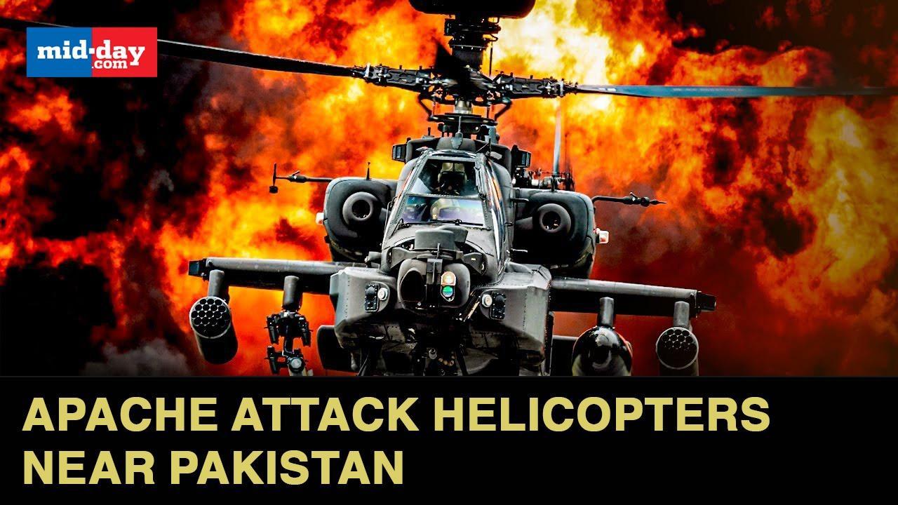 Apache Attack Helicopters deployed in Jodhpur near Pakistan by Indian Army
