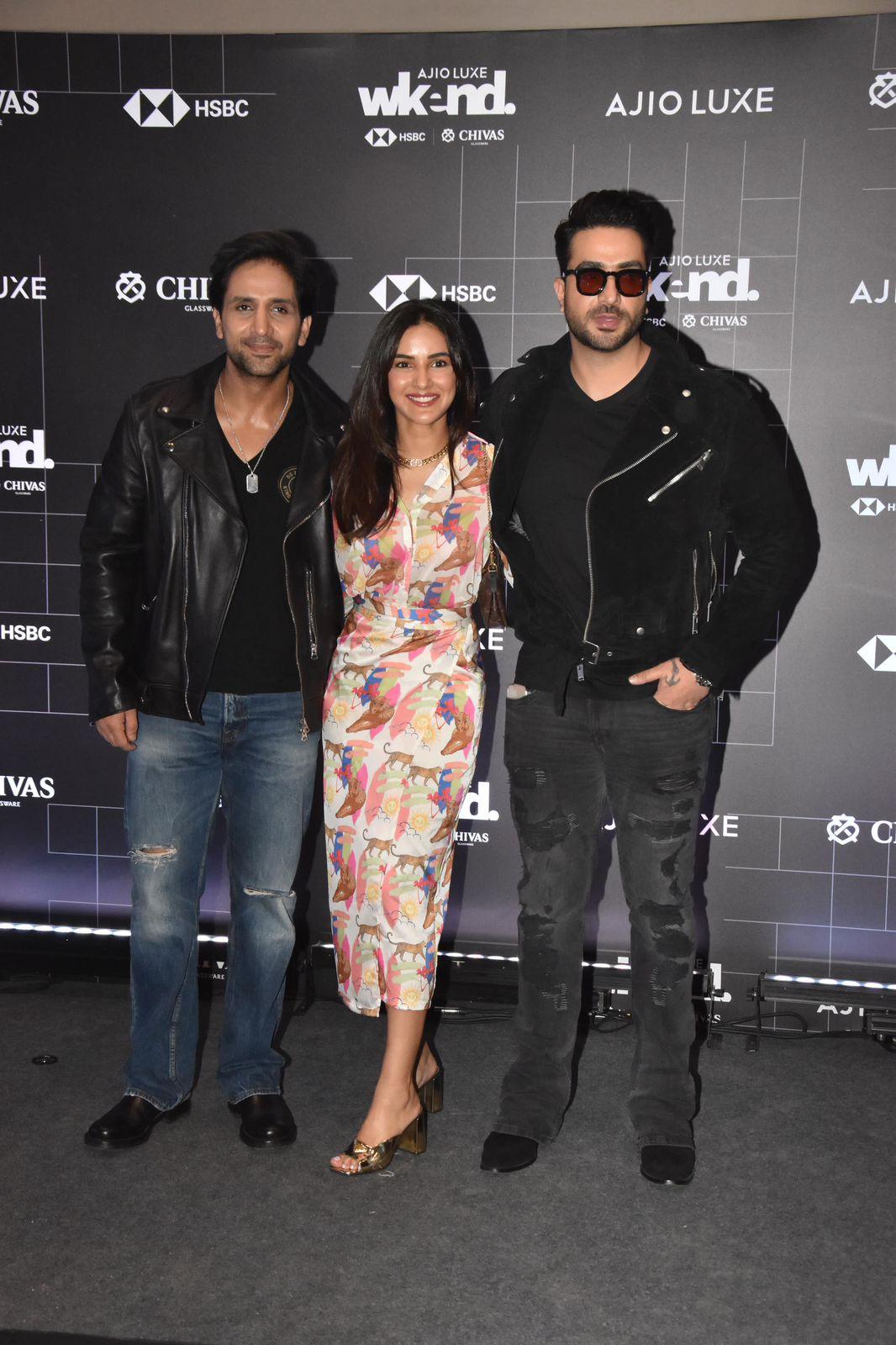 Arslaan Goni, Jasmin Bhasin and Aly Goni all looked in high spirits as they marked their attendance at the event