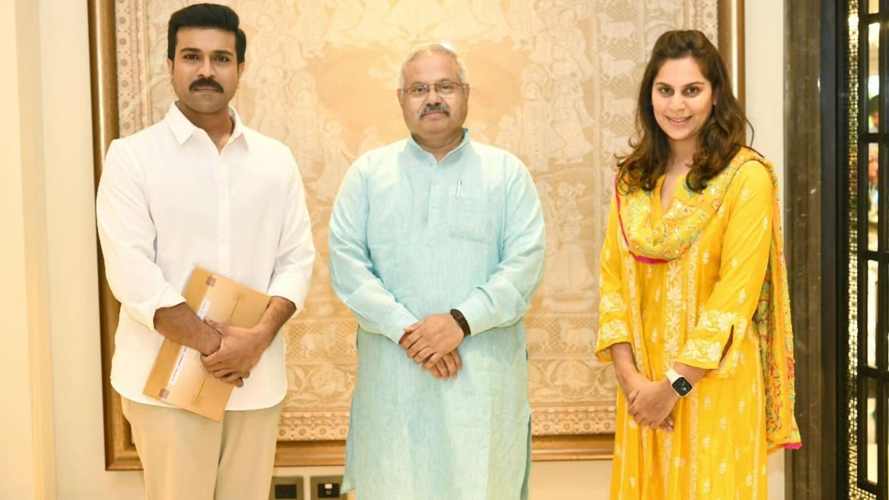 Ram Charan and his wife Upasana Kamineni have also been invited for the inauguration which will be held on Jan 22