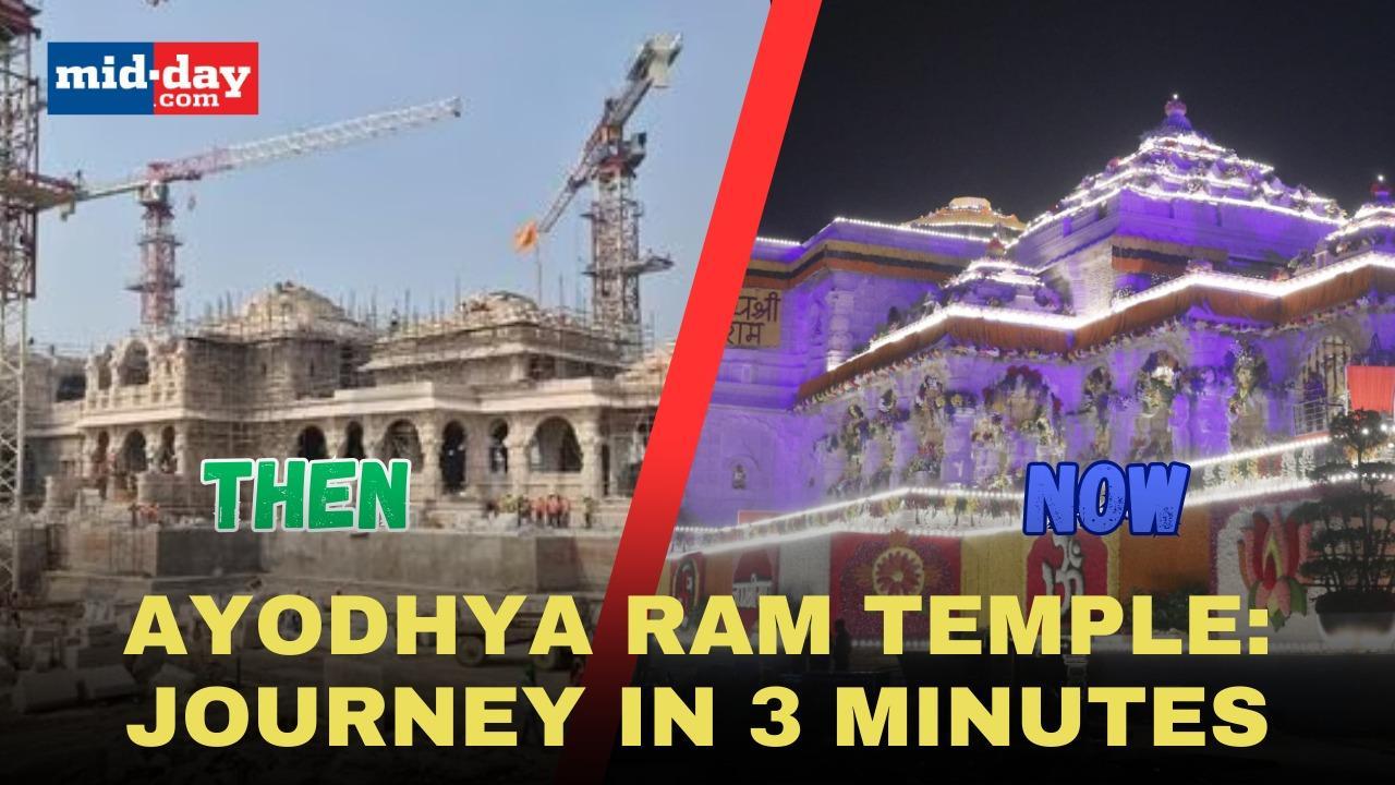 Ayodhya Ram Mandir: Watch the journey of Ayodhya Ram Temple in 3 minutes