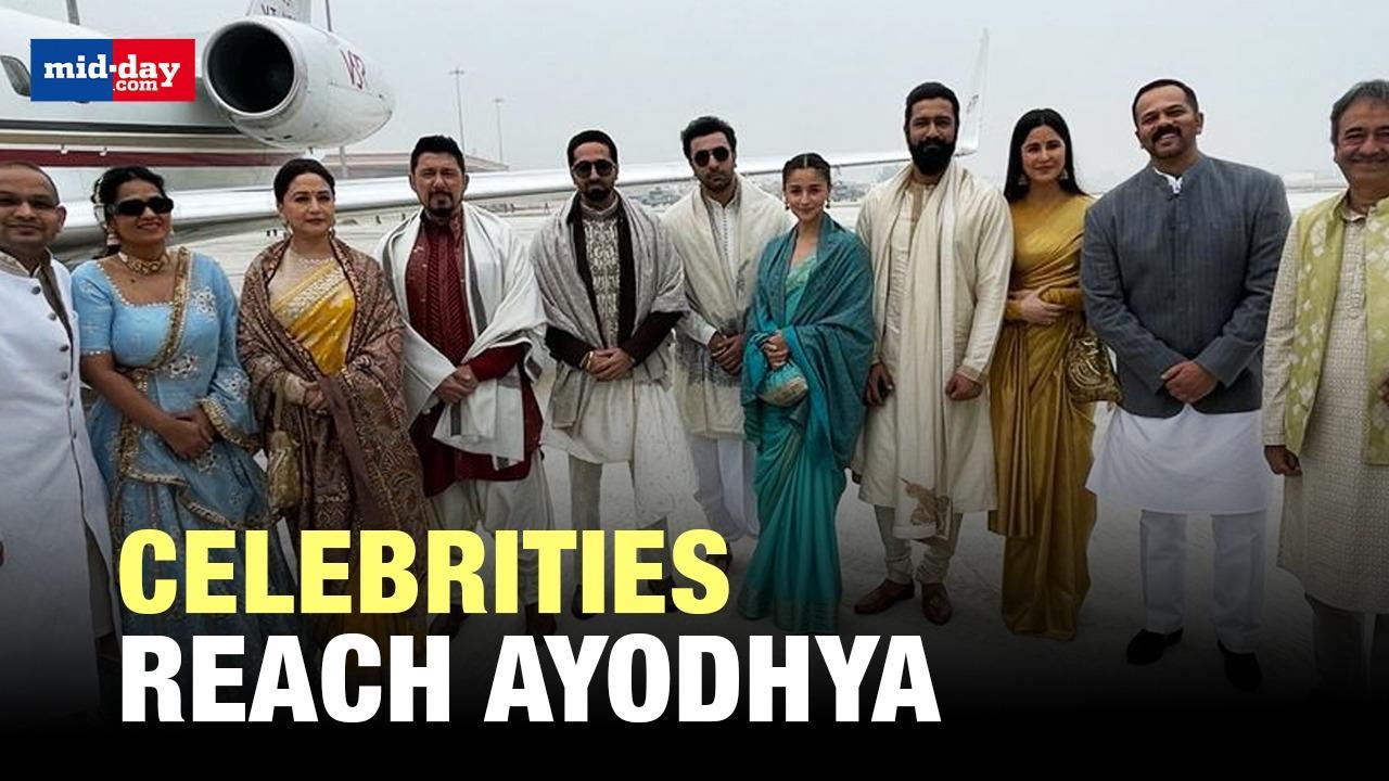 Ranbir Kapoor, Alia Bhatt, Katrina Kaif and other celebs at Ayodhya Ram Mandir