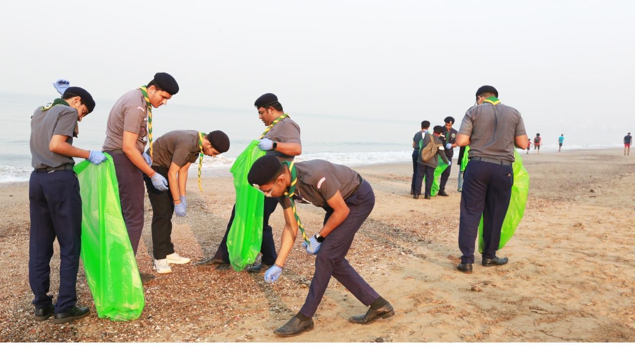 Ismaili CIVIC India partners with Indian Coast Guard for Coastal Cleanup Drive