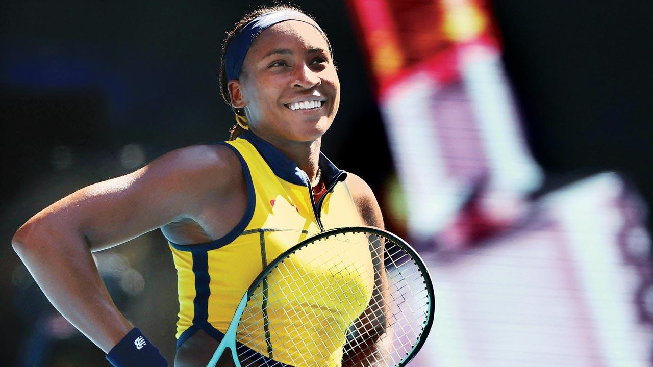 Gauff gives herself ‘C’ rating after tough win