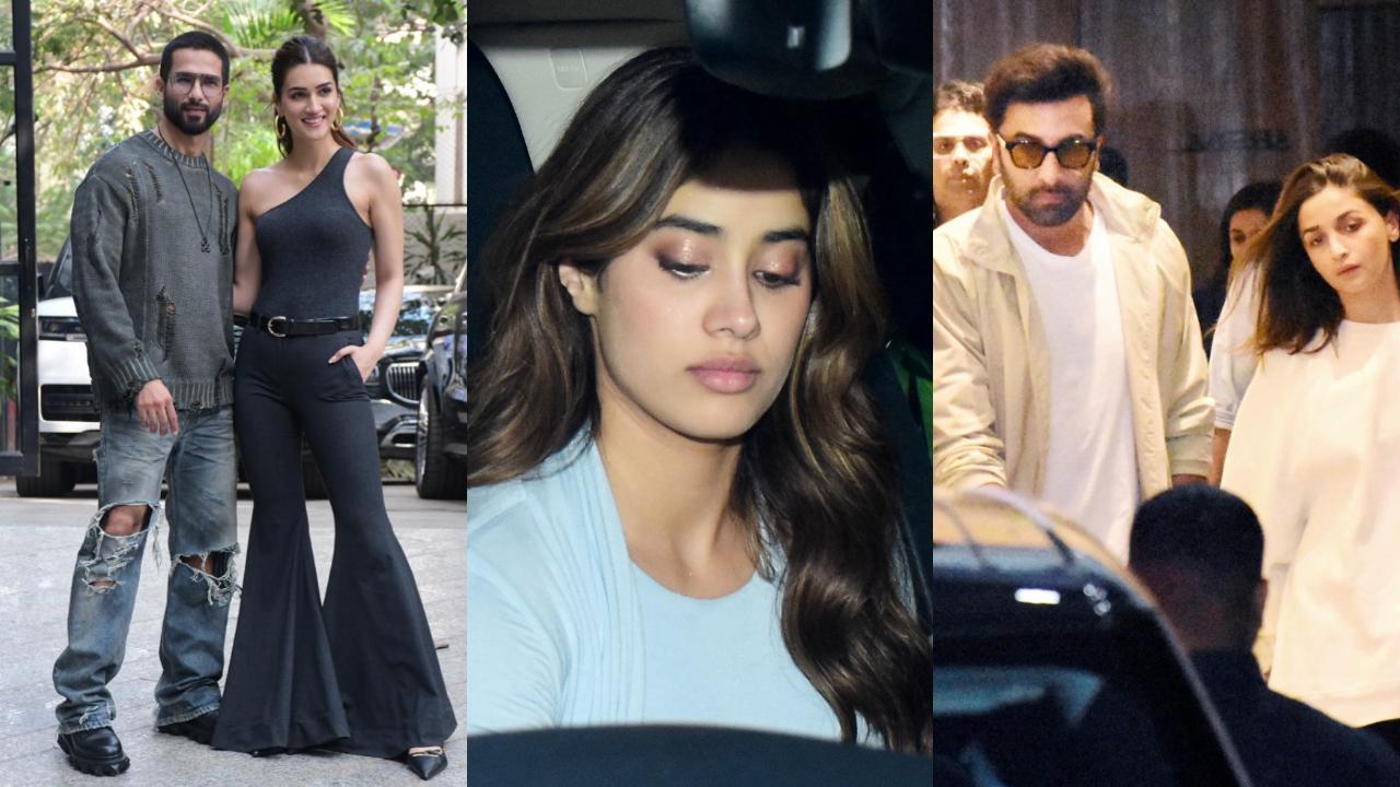Spotted in the city: Kriti Sanon, Shahid Kapoor, Ranbir Kapoor and others