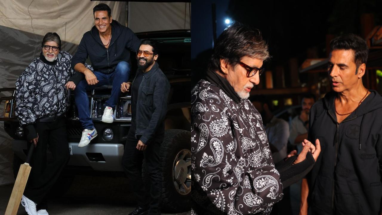 Amitabh Bachchan, Suriya, Akshay Kumar collaborate for ISPL ad, see pics