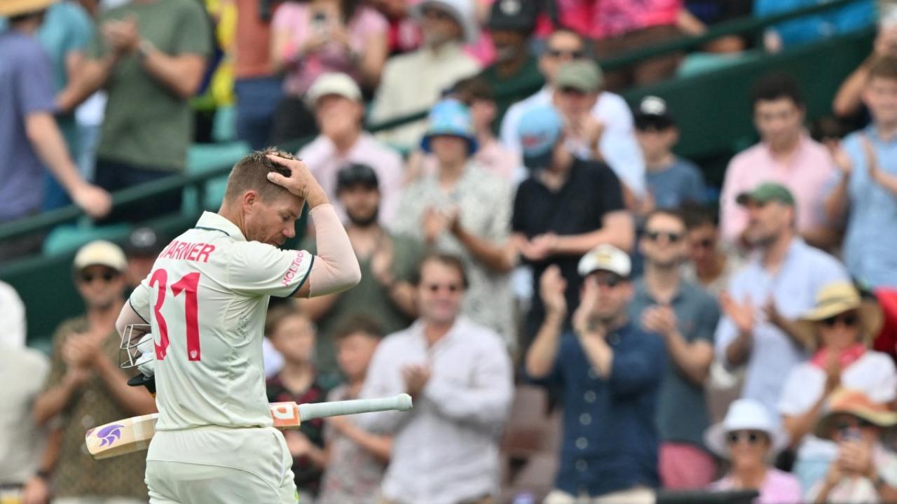 AUS vs PAK 3rd Test: Warner out for 34 as rain, poor light curtails 2nd day