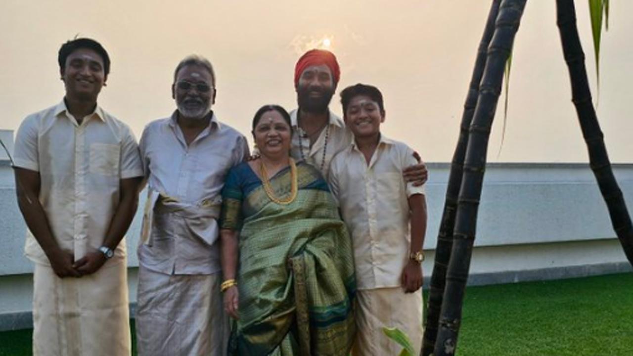 Dhanush celebrates Pongal with his family, see pics