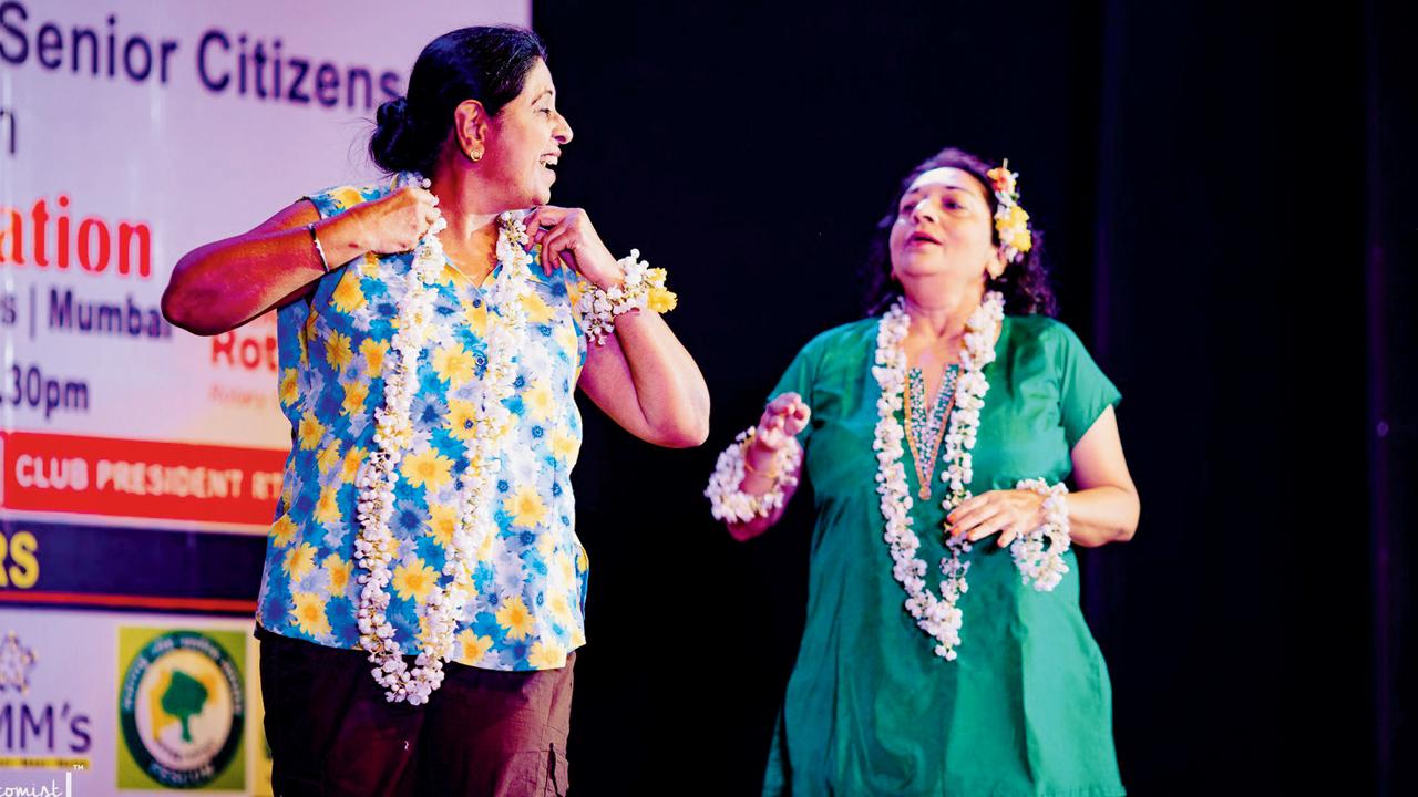 A duo performs at a previous edition of the talent show 