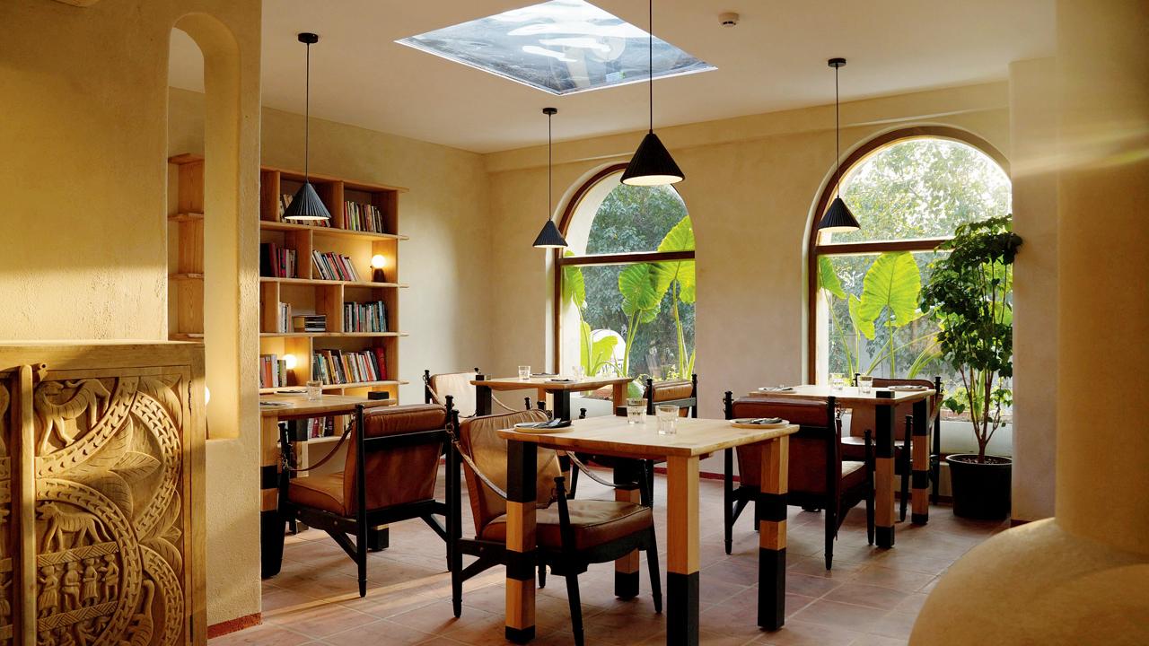 A glimpse of the café interiors