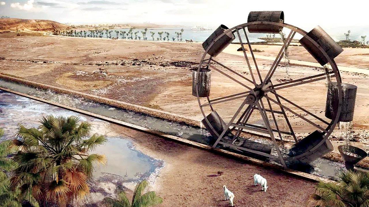 The artistic recreation of Perkes’ plan. Imaging Courtesy/Aniket Umaria