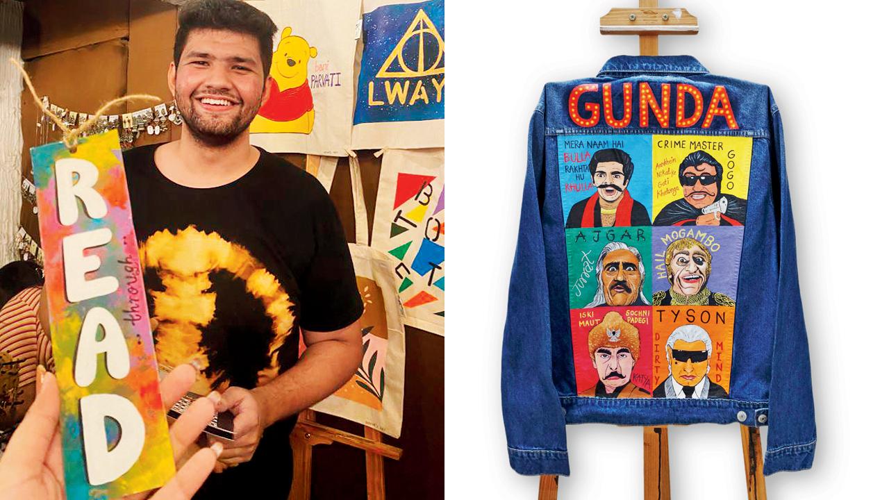 Shivam Thakkar; (right) The villain jacket by Shivam Thakkar