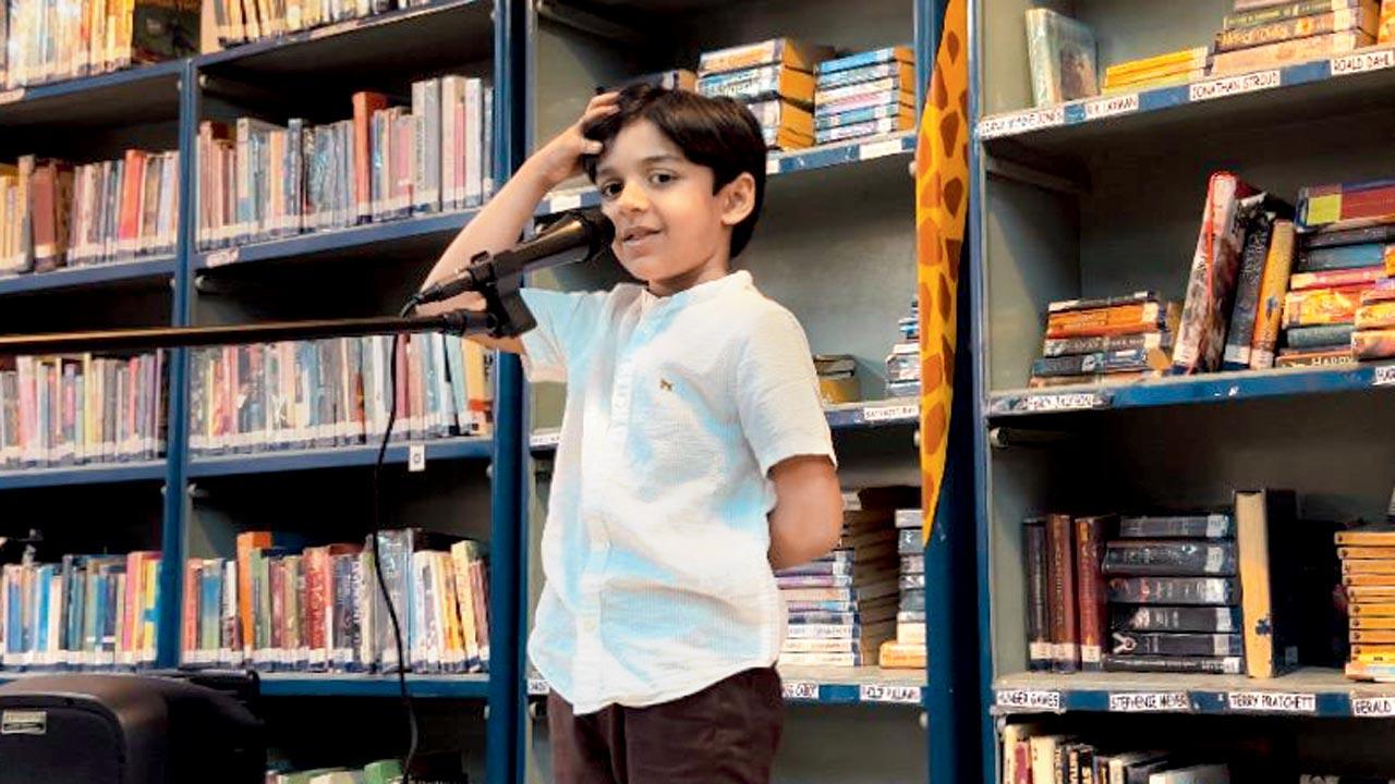 A child performs at a previous edition