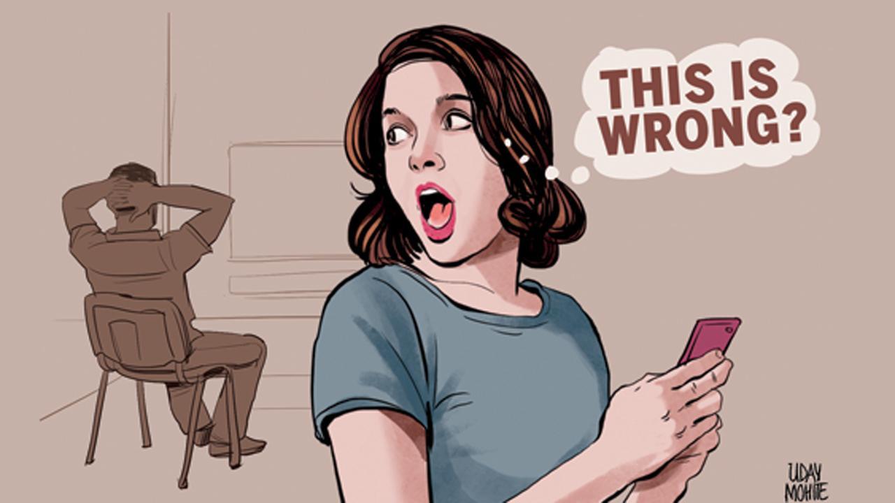 Is it OK to check his cellphone?