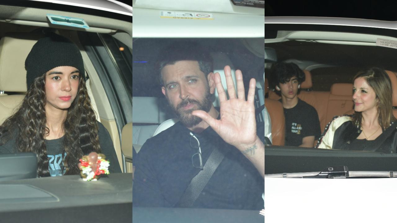 Fighter screening: Hrithik, Saba, Sussanne, SRK and others attend