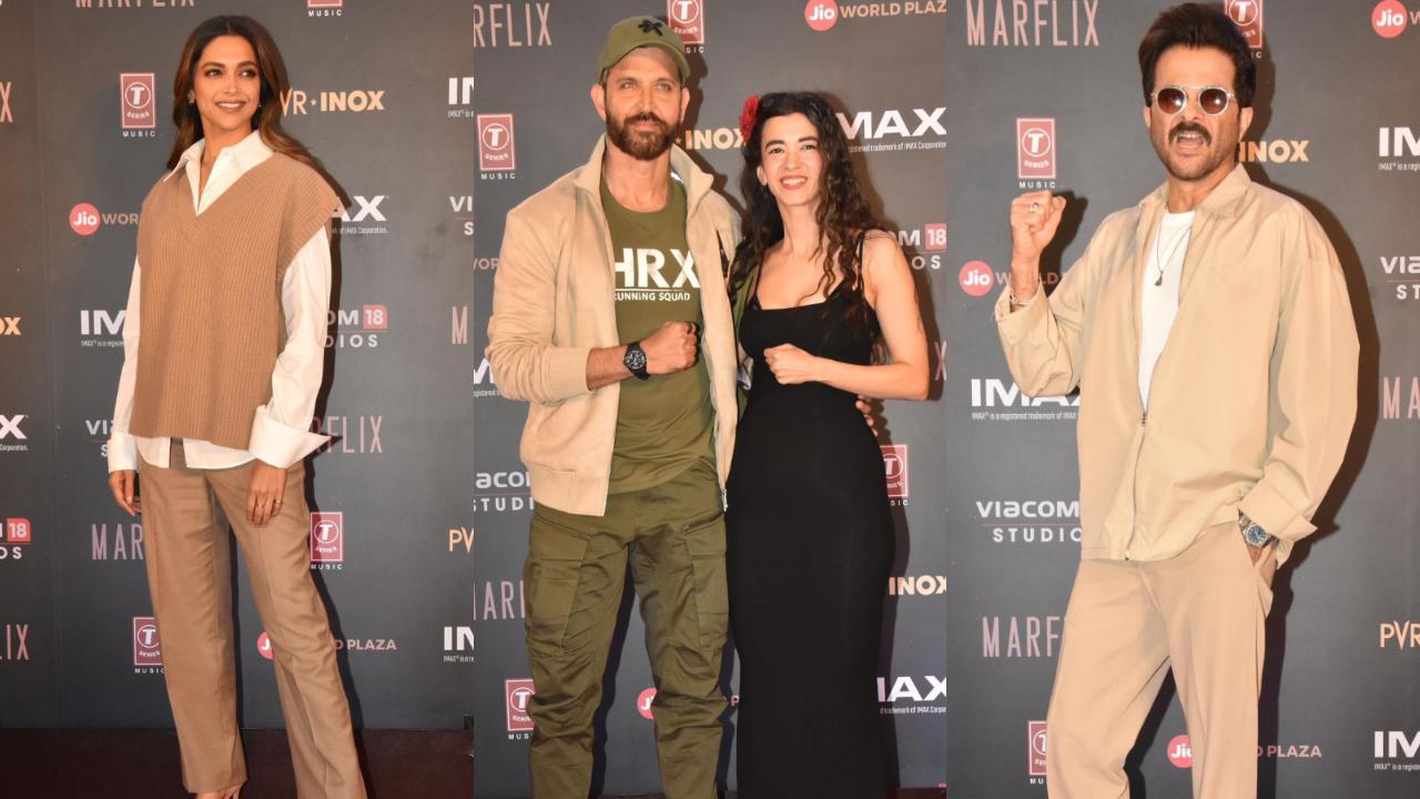 Spotted in the city: Hrithik-Saba exude love at the 'Fighter' premiere