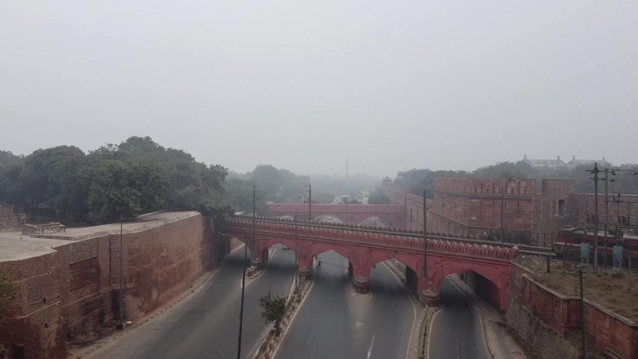 Satellite imagery showed fog developing over parts of Punjab, Haryana, north Rajasthan, and west Uttar Pradesh starting at 8 pm on Thursday.