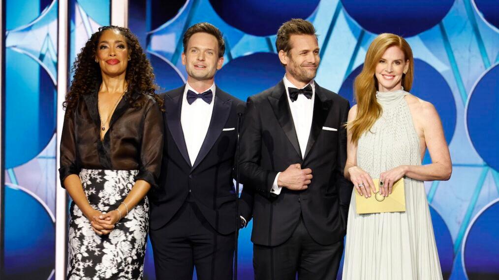 The cast of suits, well, half the cast of suits showed up on stage to present an award. This reunion was a surprise to the millions who had tuned in. Netizens wondered why Meghan Markle passed on the opportunity to join her ex co-stars