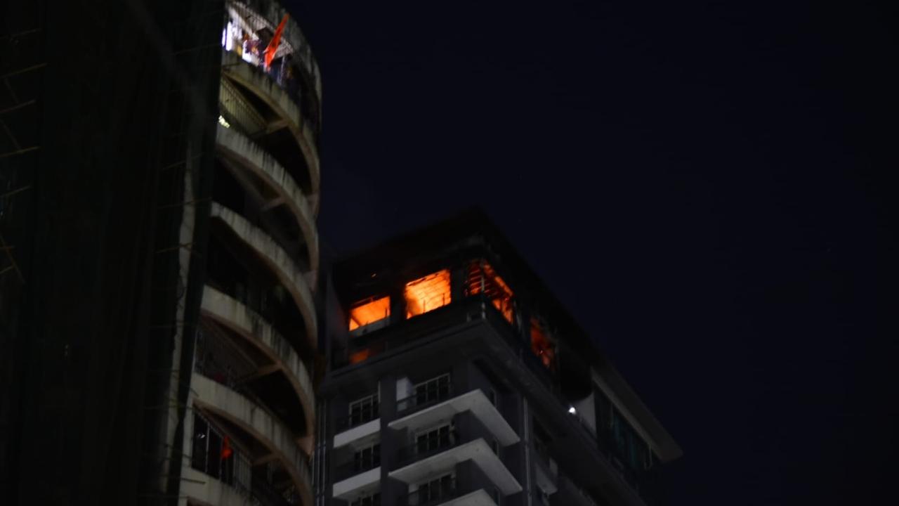 The civic body said that as per the latest updates, as reported by the civic officials, indicate that the fire is confined to the closed penthouse on the 25th and 26th floors which are at the topmost level of the building