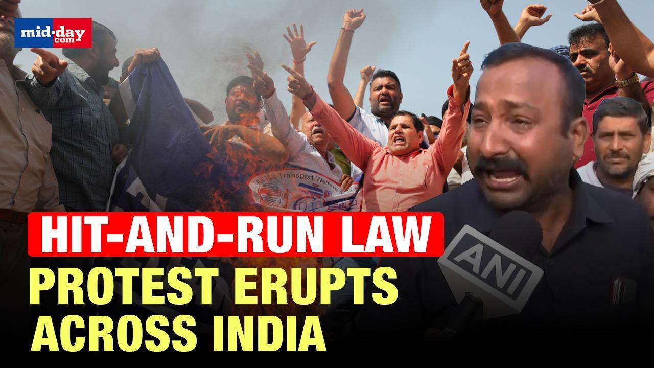 Hit-and-run law: Massive protest erupts across India against Central government