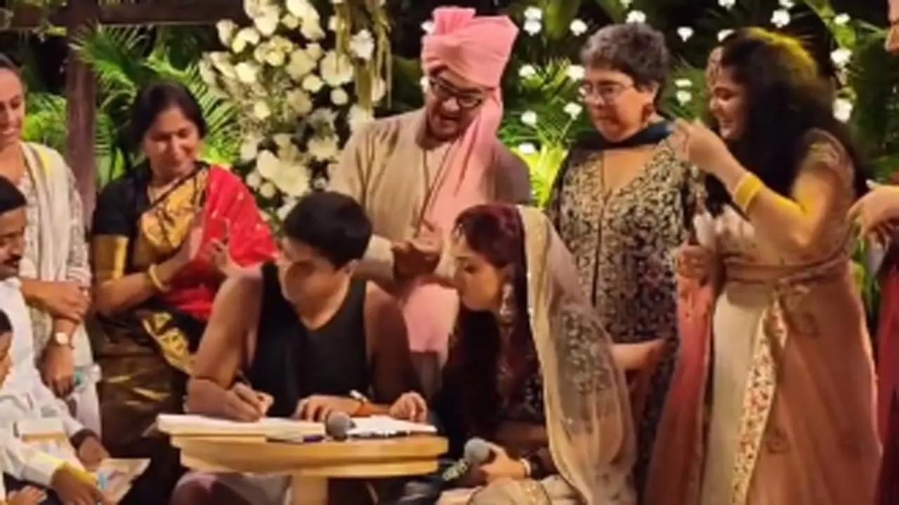 Ira Khan, Nupur Shikhare are now married, Ambanis attend the ceremony. Read more