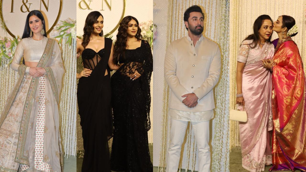 In Pics: Katrina Kaif to Ranbir Kapoor, who wore what at Ira Khan's reception