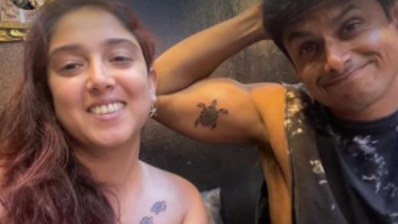 Ira, Nupur get tattoos to 'take back some island' from their honeymoon