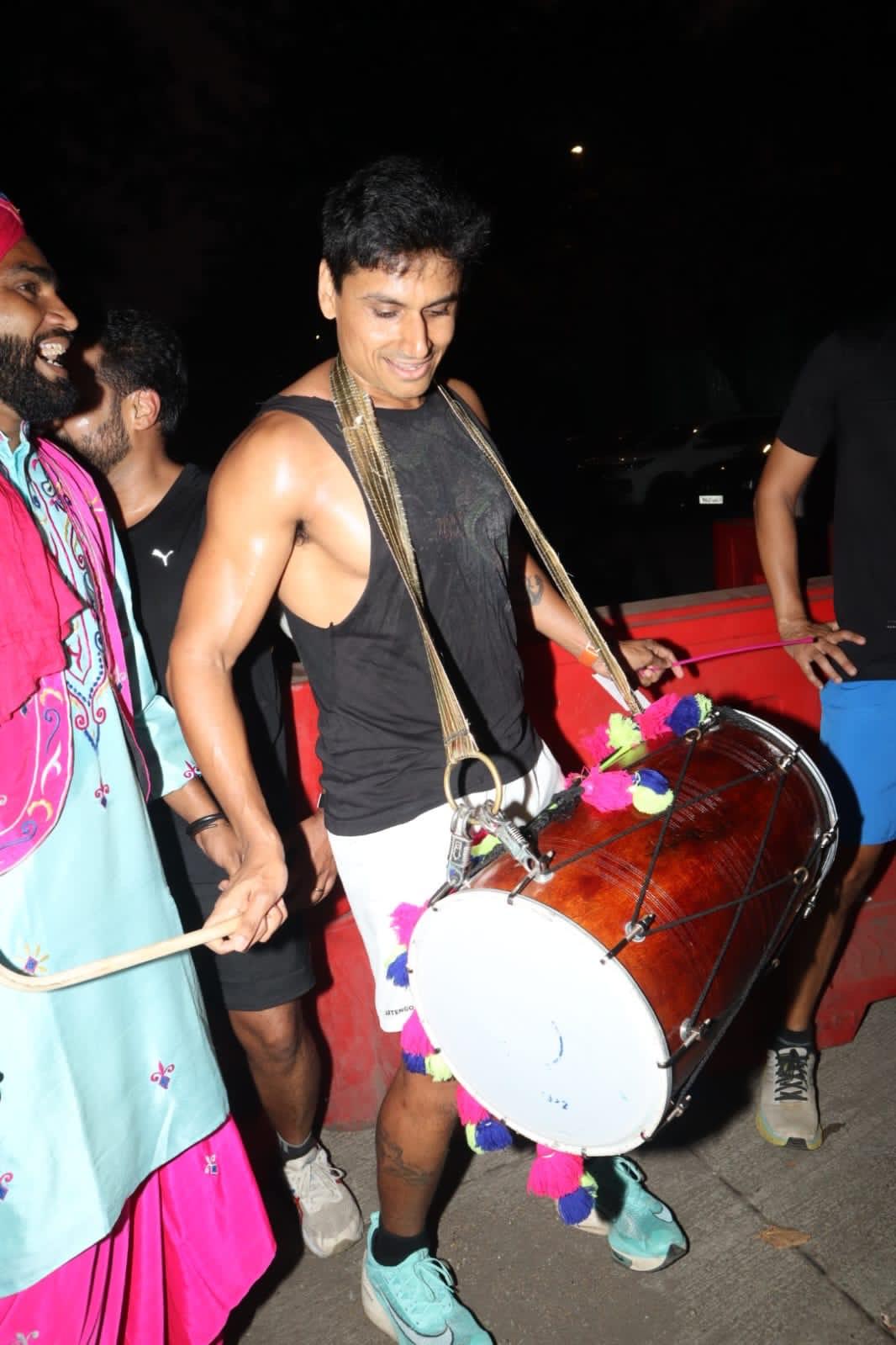 Nupur Shikhare even took on the challenge of playing the dhol. As per the videos circulating on Instagram, he absolutely nailed it