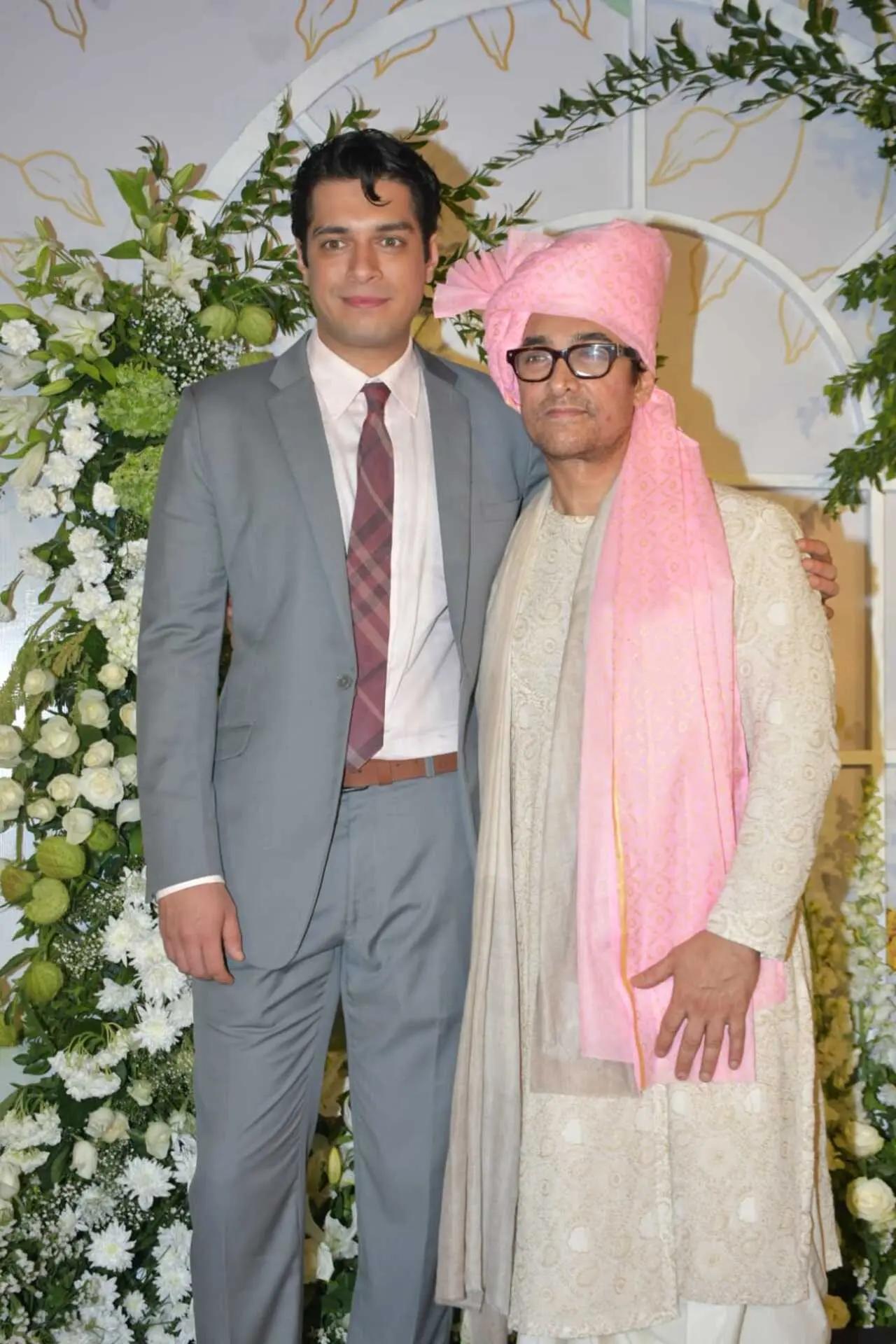 Aamir Khan's son Junaid Khan was photographed at the event. Many netizens started comparing him to Henry Cavill and soon he was nicknamed 'Indian Superman' (Pic/Yogen Shah)