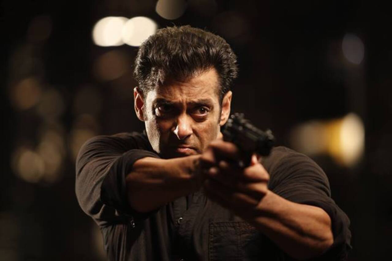 Jai Ho (Jan 24, 2014) 
Salman Khan plays a military officer who devises a plan to increase social responsibility among citizens. The film earned Rs 17.75 crore on day and wrapped the weekend with a collection of Rs 60.68 cr. The film has a lifetime collection of Rs 116 crore